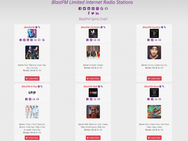 BlastFM Limited Music Art API
